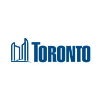 Logo de la ville de Toronto avec icône bleue et texte en police de caractères
